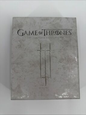 Game of Thrones The Complete Third Season Box Set - Silver Gray